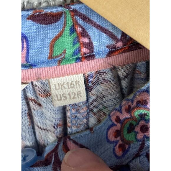 Boden Blouse Floral Fairy Women’s 12 Button Up Boho Cottagecore Maximalism - Picture 4 of 14